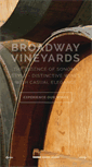 Mobile Screenshot of broadwayvineyards.com